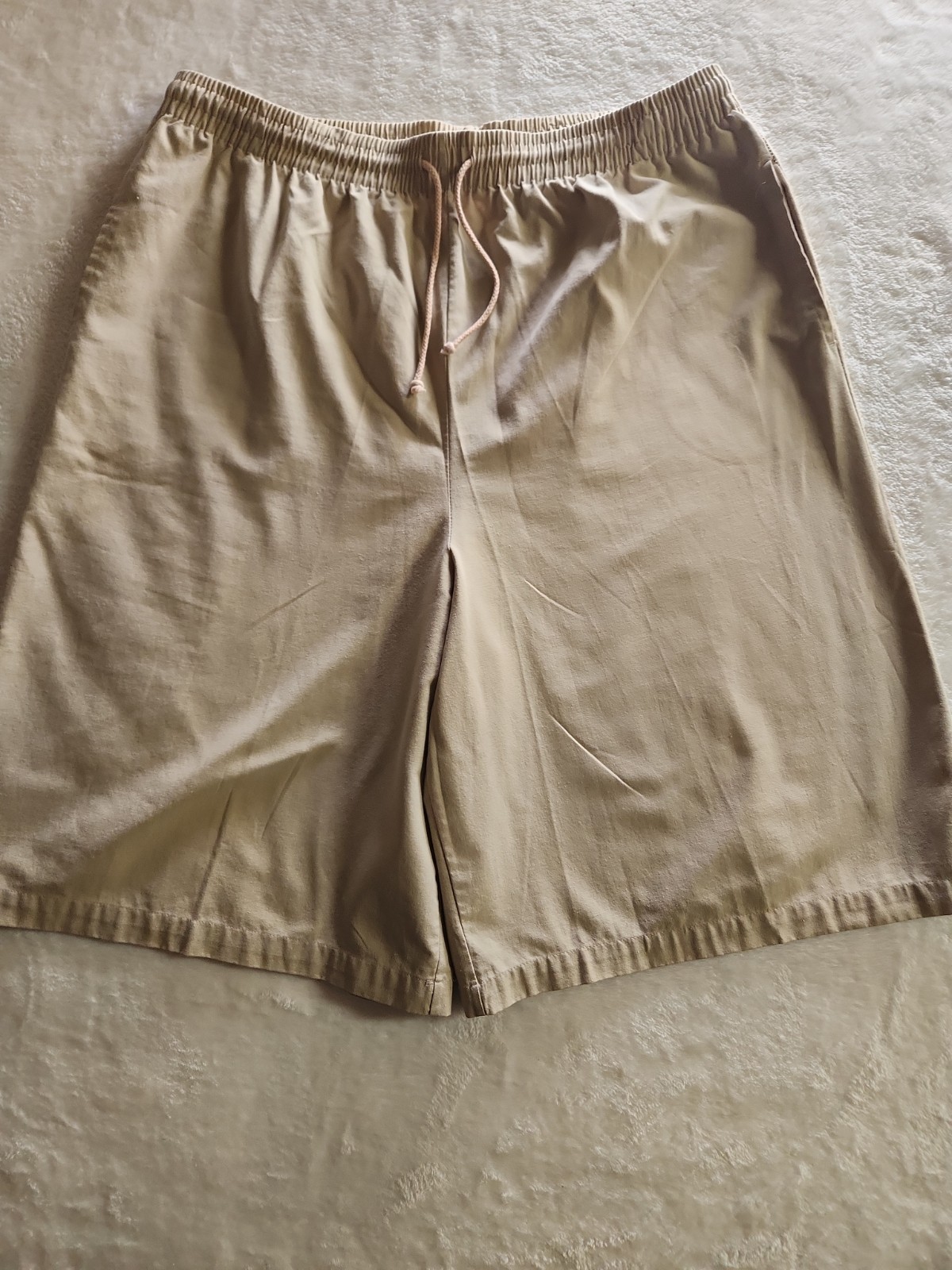 Vintage Classic Elements Culottes Shorts Wide Leg XL Drawstring Elastic Waist