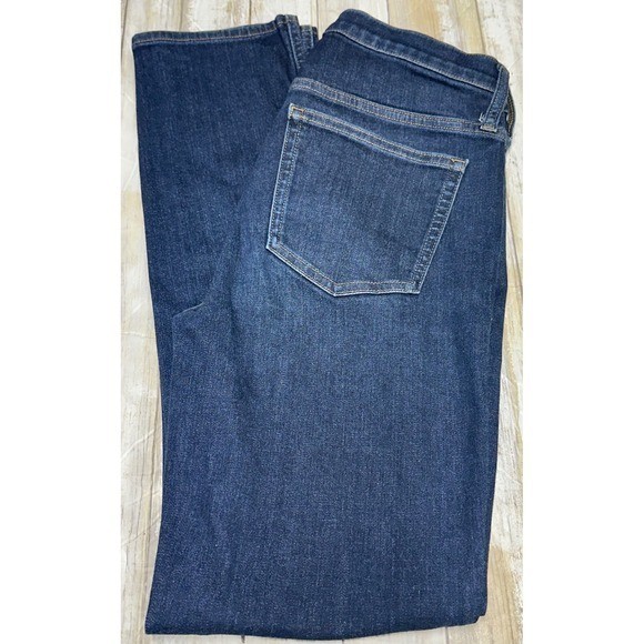 J.Crew 9″ Vintage Slim Straight ankle Jeans Dark Wash Indigo 28T Re-Imagined