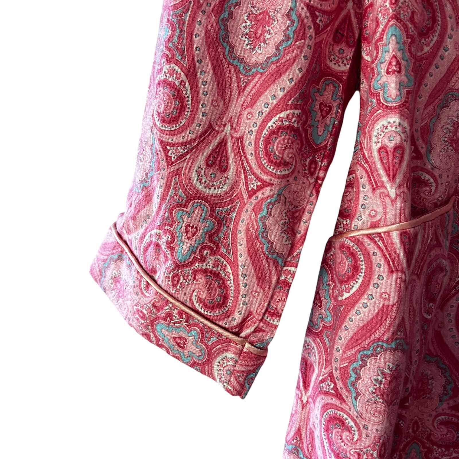 Vintage Milgrim Cotton Paisley Midi Dress Sm Med Boho Cottagecore Western Regal