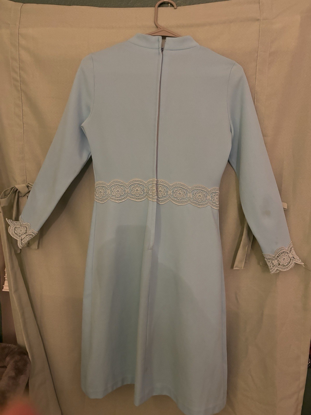 Baby Blue Vintage Dress 60’s / Jackie Kennedy Style / Party Dress / Retro