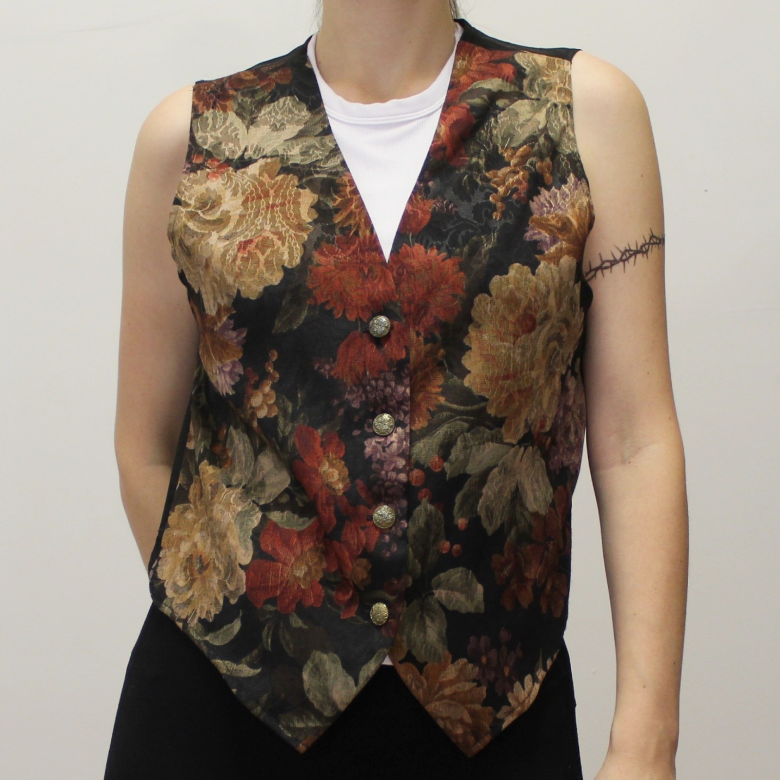 Vintage 80s Floral Vest by Ardmore