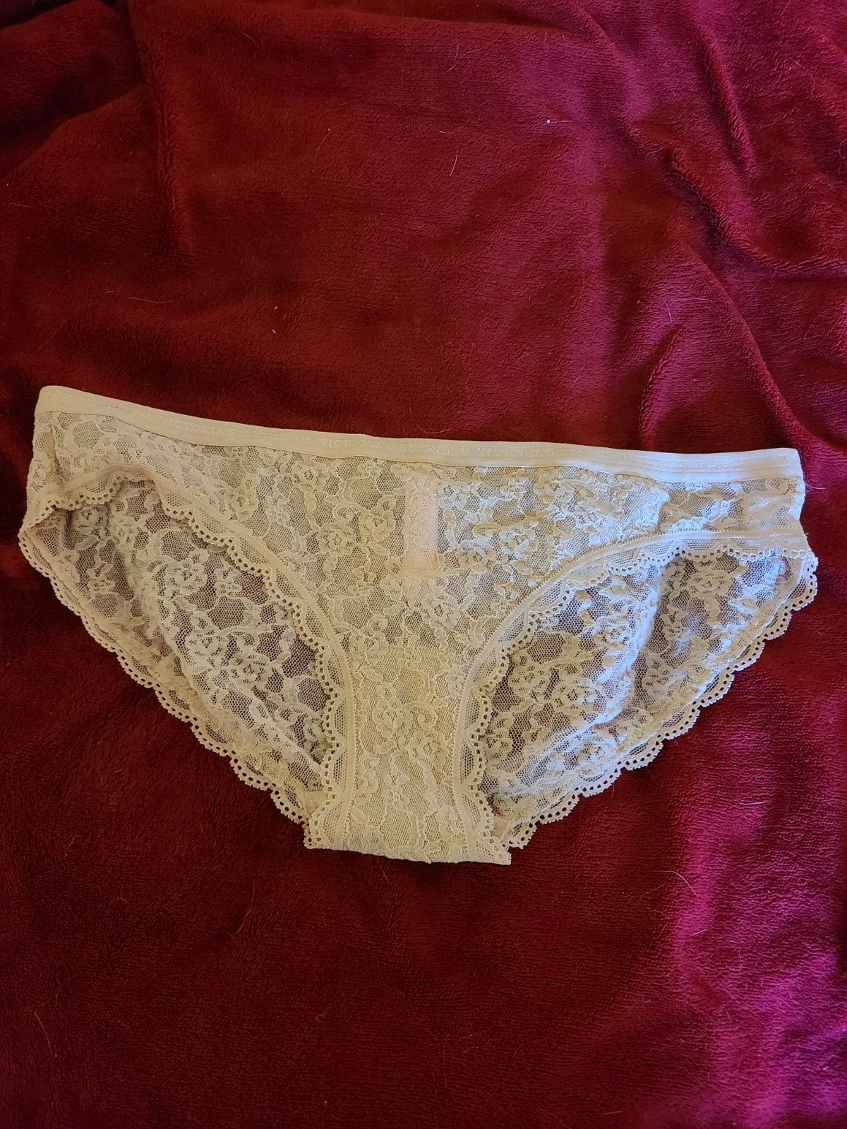 Vintage Victorias Secret Lace Low Rise Bikini
