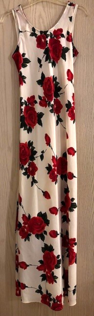 Vintage Jay Jacobs Sleeveless Polyester Dress w Full Nylon Slip Women’s Size 3