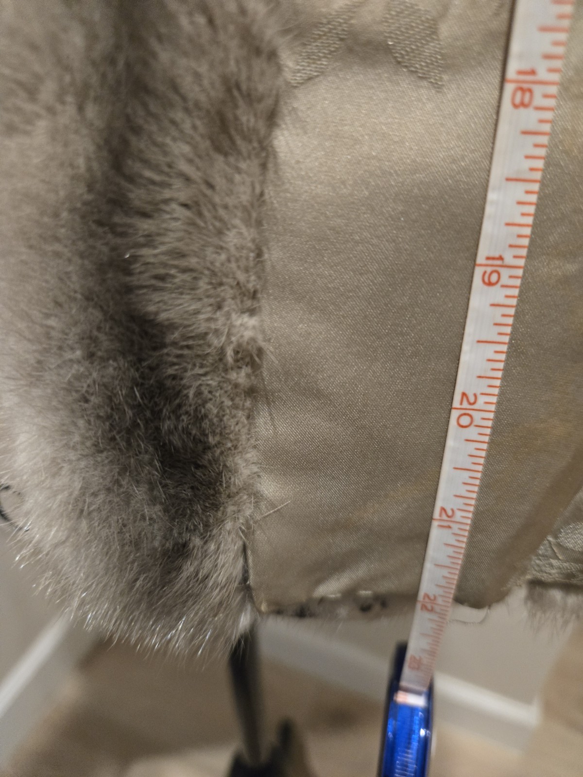 Luxury Vintage Furs Natural Blue Mink Stole Wrap Cape Bolero Wedding Bridal Fur