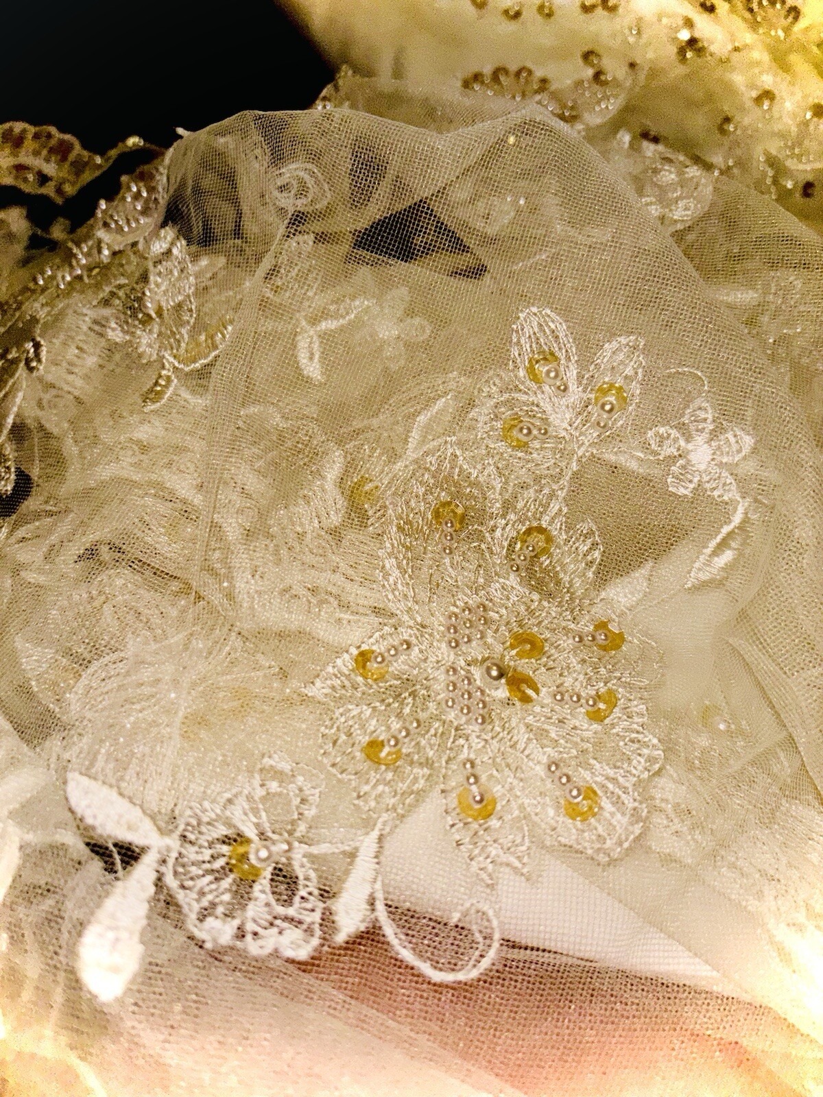 Classy And Classic, Deneki’s, Beaded Lace And Train
