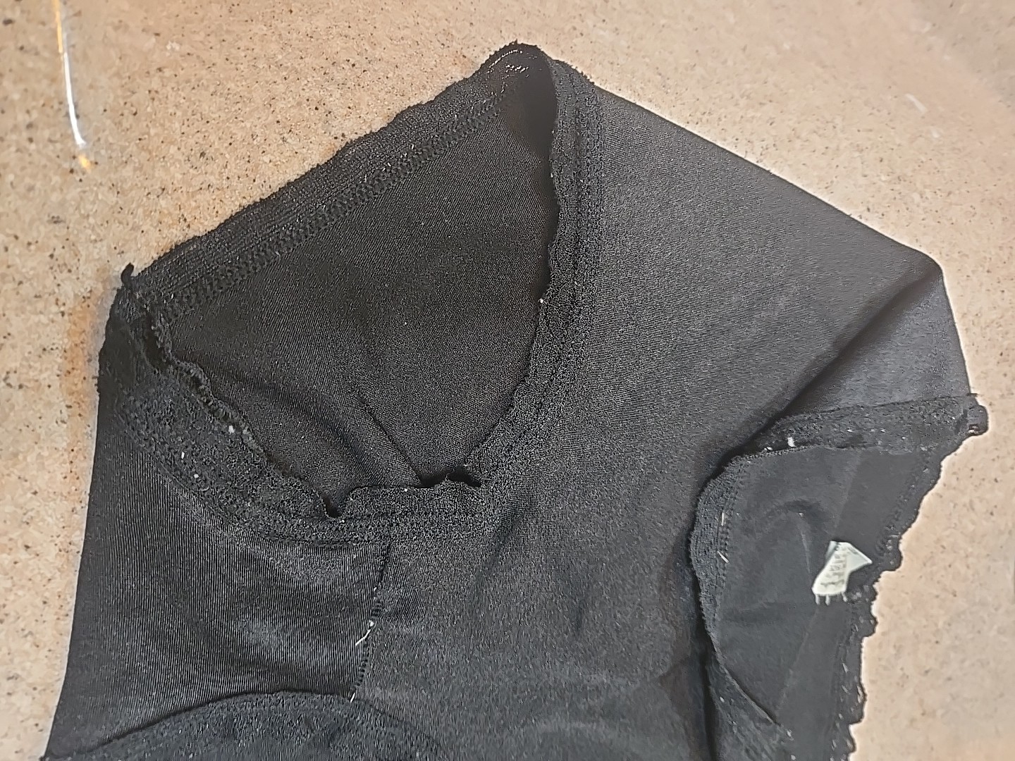 Washington Maid Vintage Panties Black One Size Waist 32 To 38 Nylon
