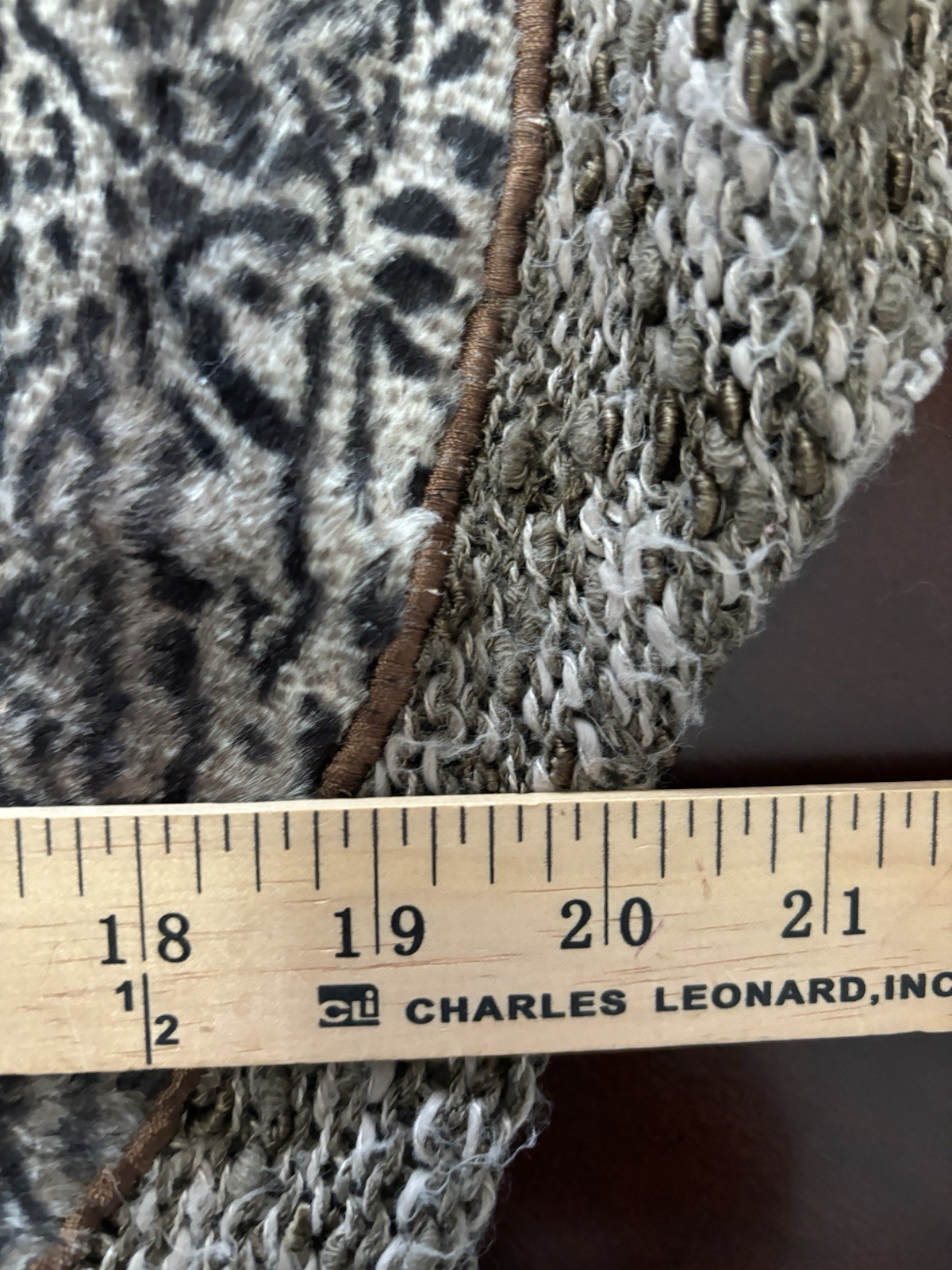 Vintage Bonnie And Bill Knit Crochet Sweater Fur Tassel Size Small