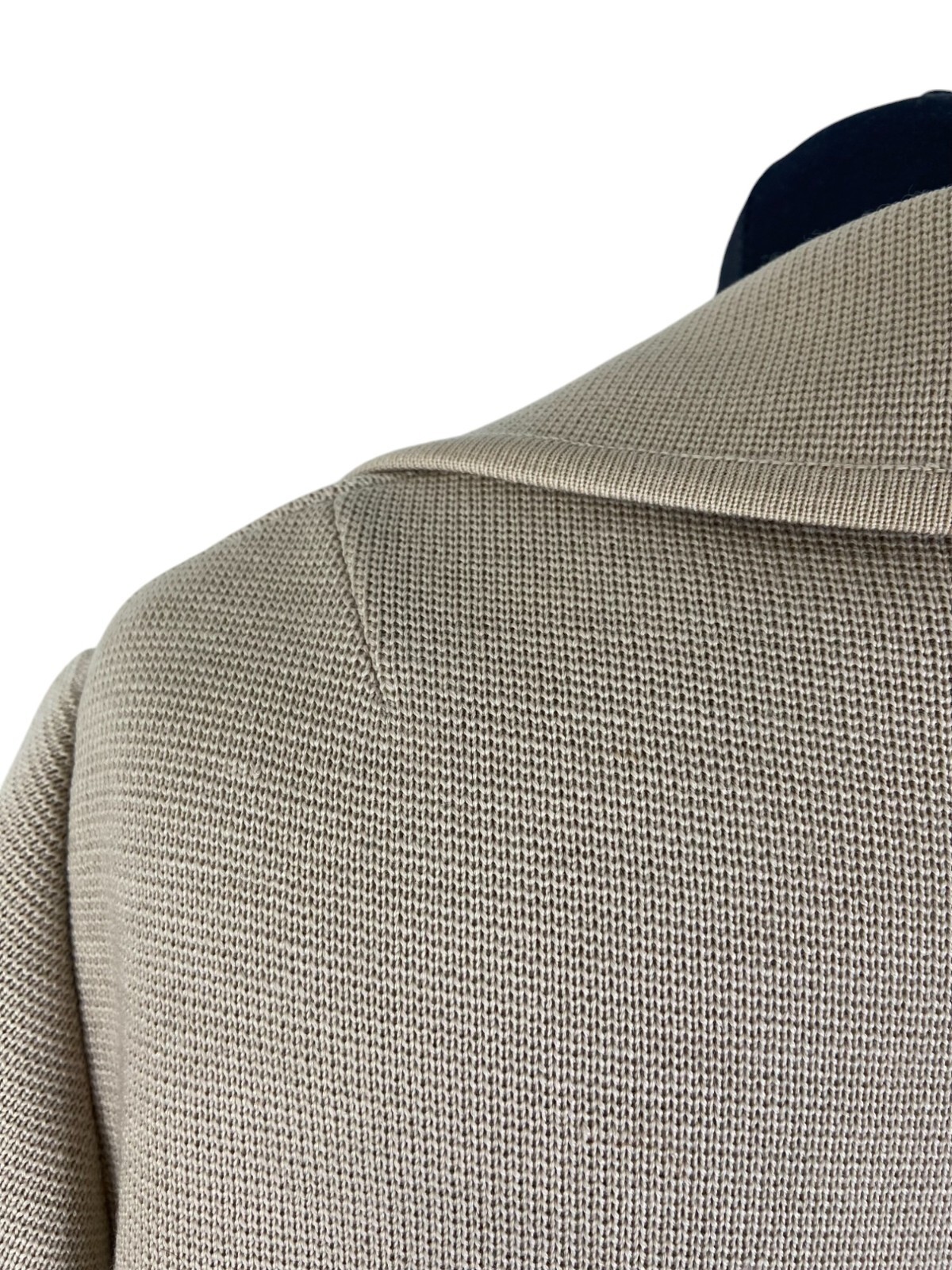 Vintage 60s Sweater Coat | Ivory hued knitted coat | Elegant Accessory | Size M