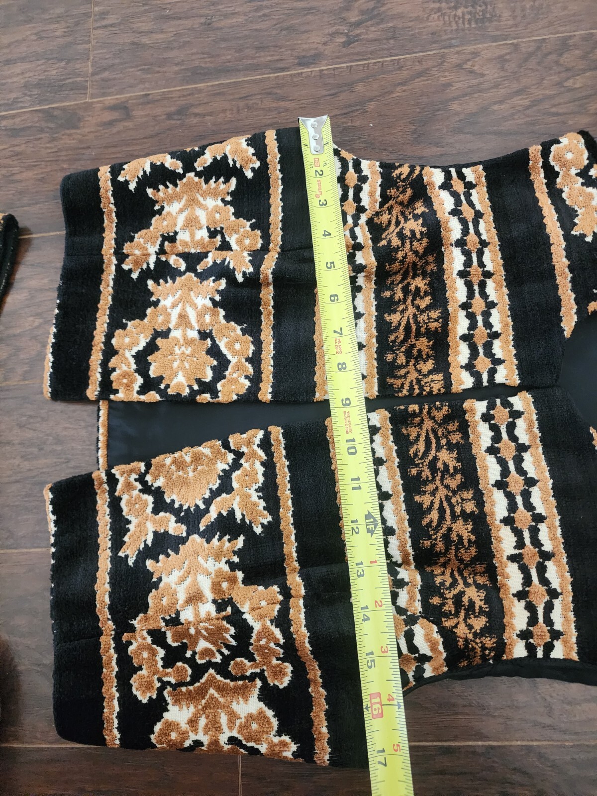 Vintage 60-70s Jo Hardin Tapestry Carpet Vest /skirt Set Boho Hippie Festival