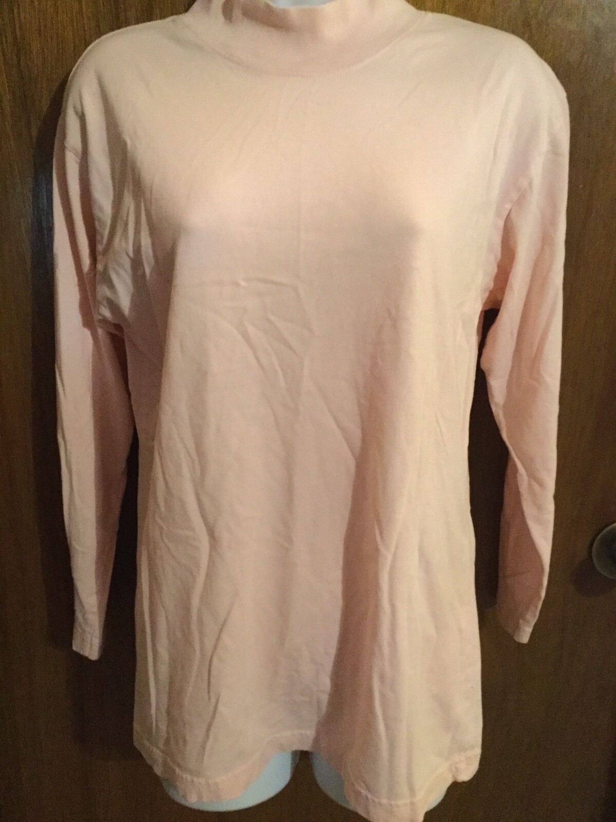 All Points Pink Mock Turtleneck Medium