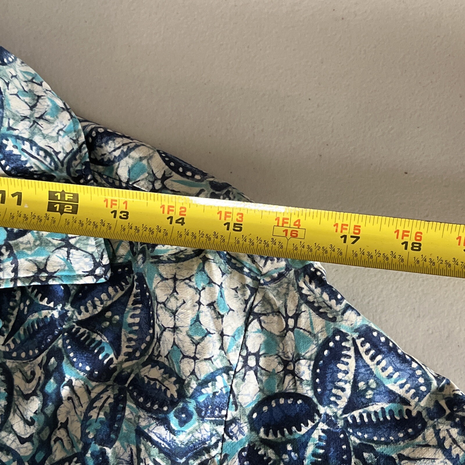 1950s Vintage Women S Robin’s For Iolani Aloha Shirt Repaired Selvedge Rayon