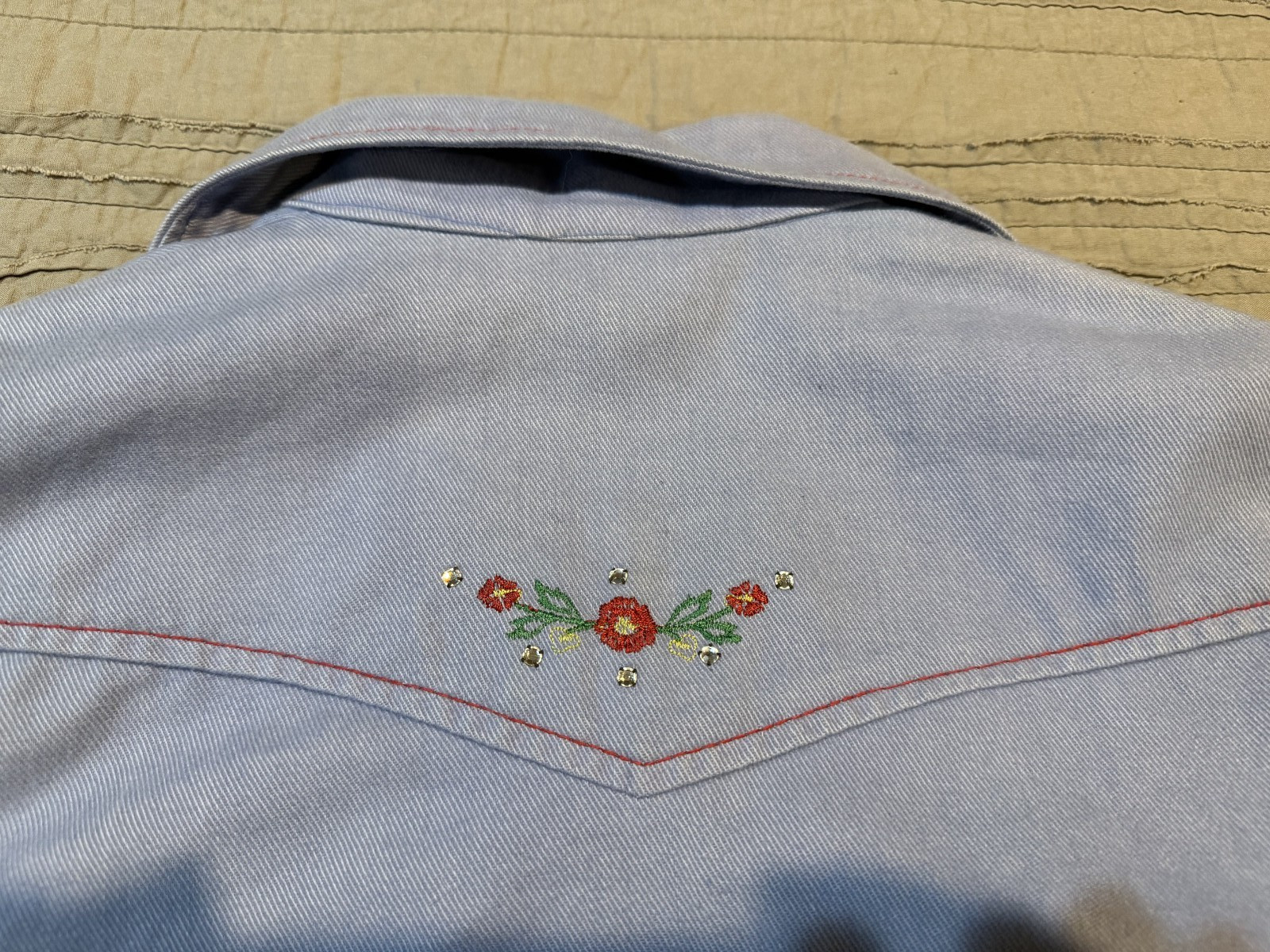 Women’s OOAK Vtg 70s TOMBOY OF CALIFORNIA Denim Jacket Flare Jeans Size S/M