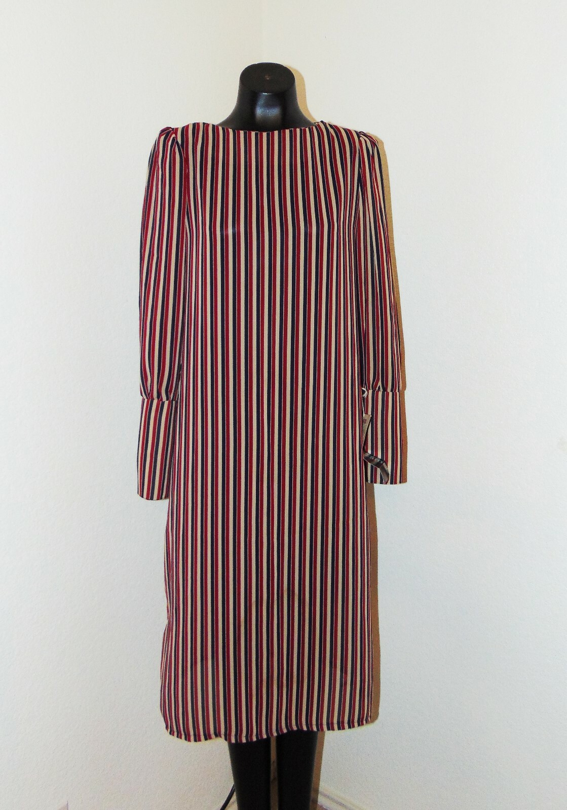 Vintage 1980s Striped Design Dress by Ragtime in sz 9/10
