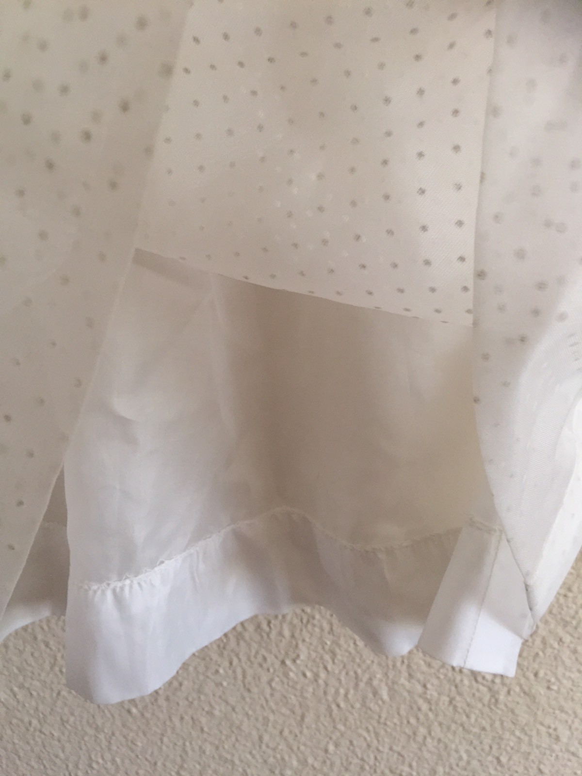 VTG Daisy Applique White Polka Dot Top Tank Blouse Sleeveless Retro Pretty 4 6 S