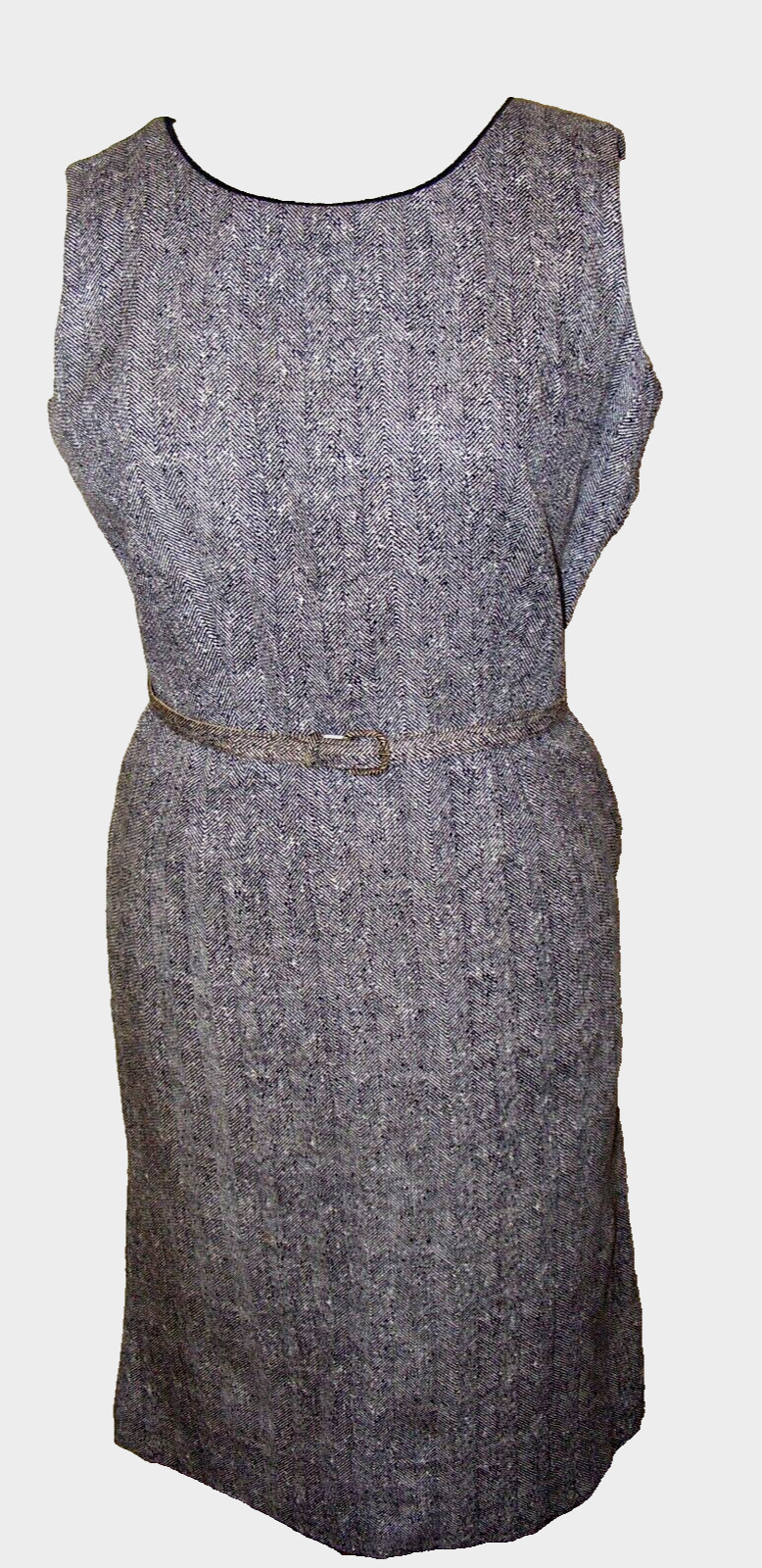 50S PENCIL DRESS & JACKET GLORIA SWANSON FOREVER YOUNG DRESS BLACK WHITE PATTERN