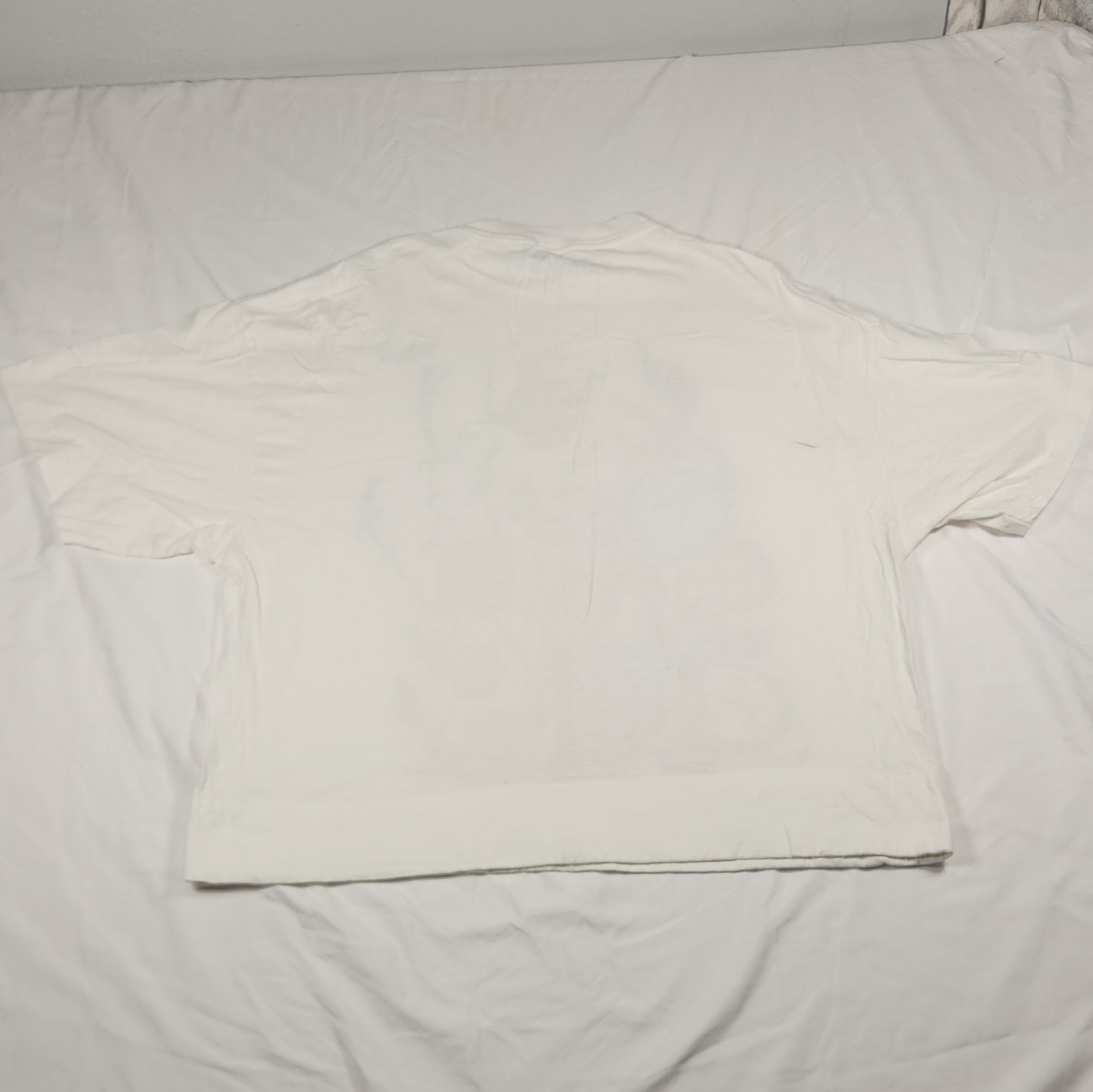 Vintage 90s Biloxi Beach Mississippi T Shirt Sherry XXL 24×25 Ultra Boxy Cream