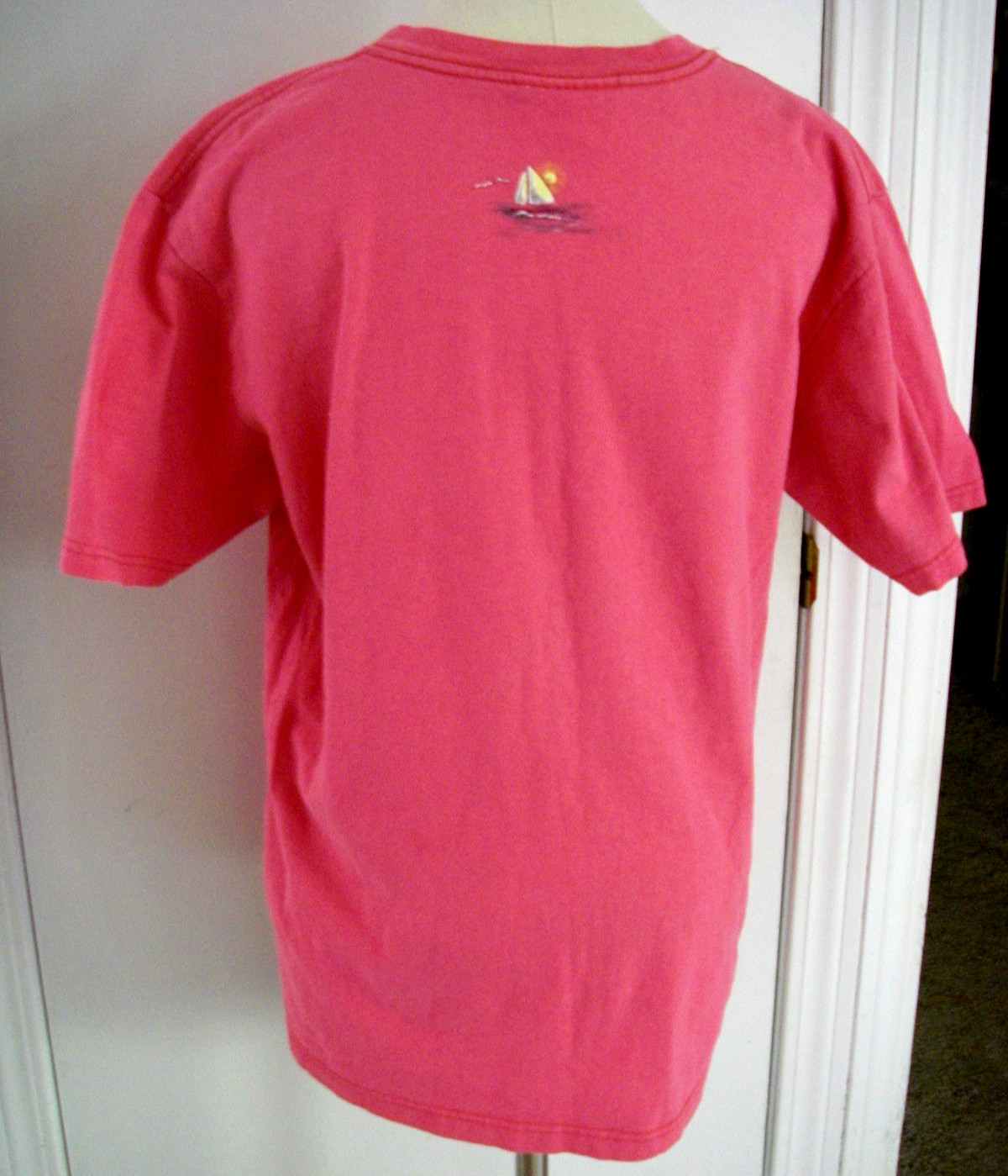Vintage ’90’s Northern Reflections Pink Coastal Beach Graphic Tee T-Shirt Medium