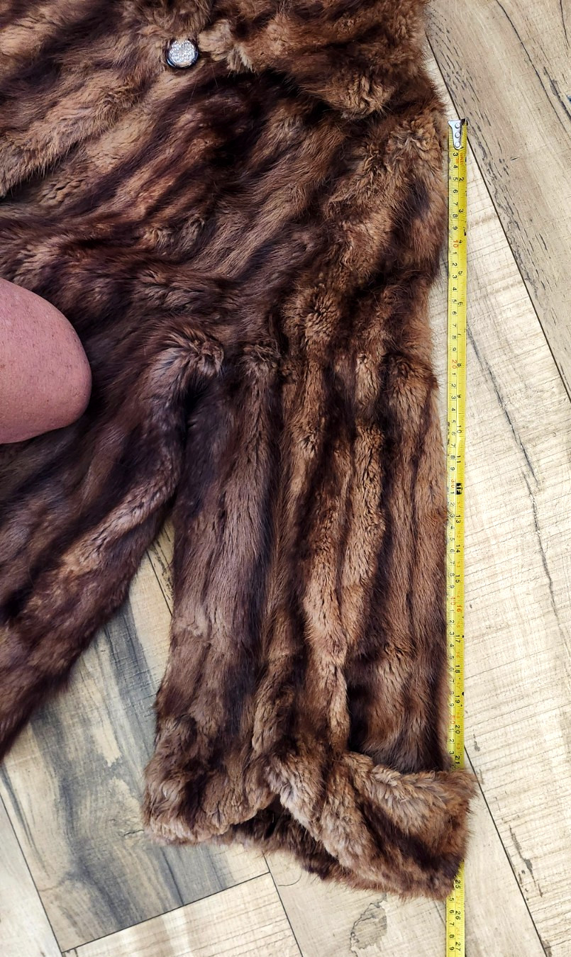 Vintage 1940’s 50’s Women’s MINK FUR Coat -Nice, see all pictures