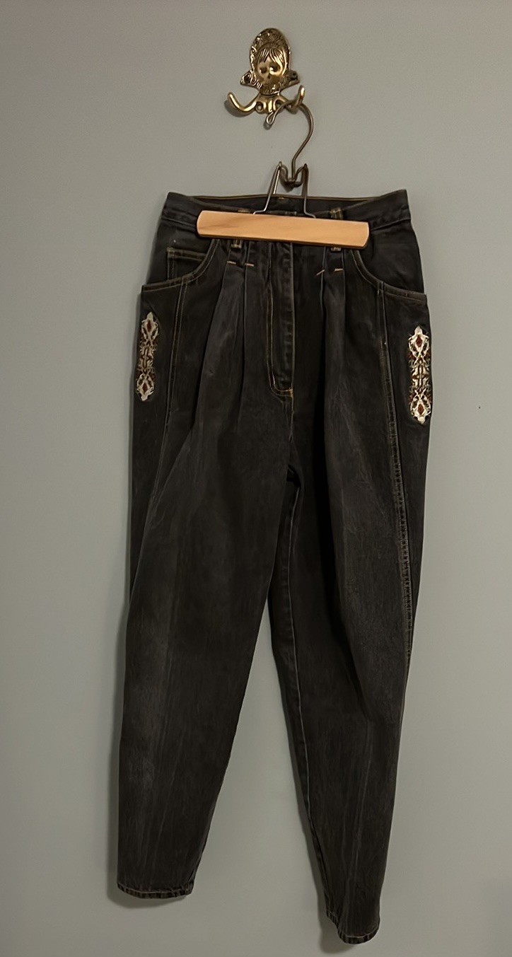 VTG 1990s Together! Mom Jeans size 6 / 26 x 29 Embroidered
