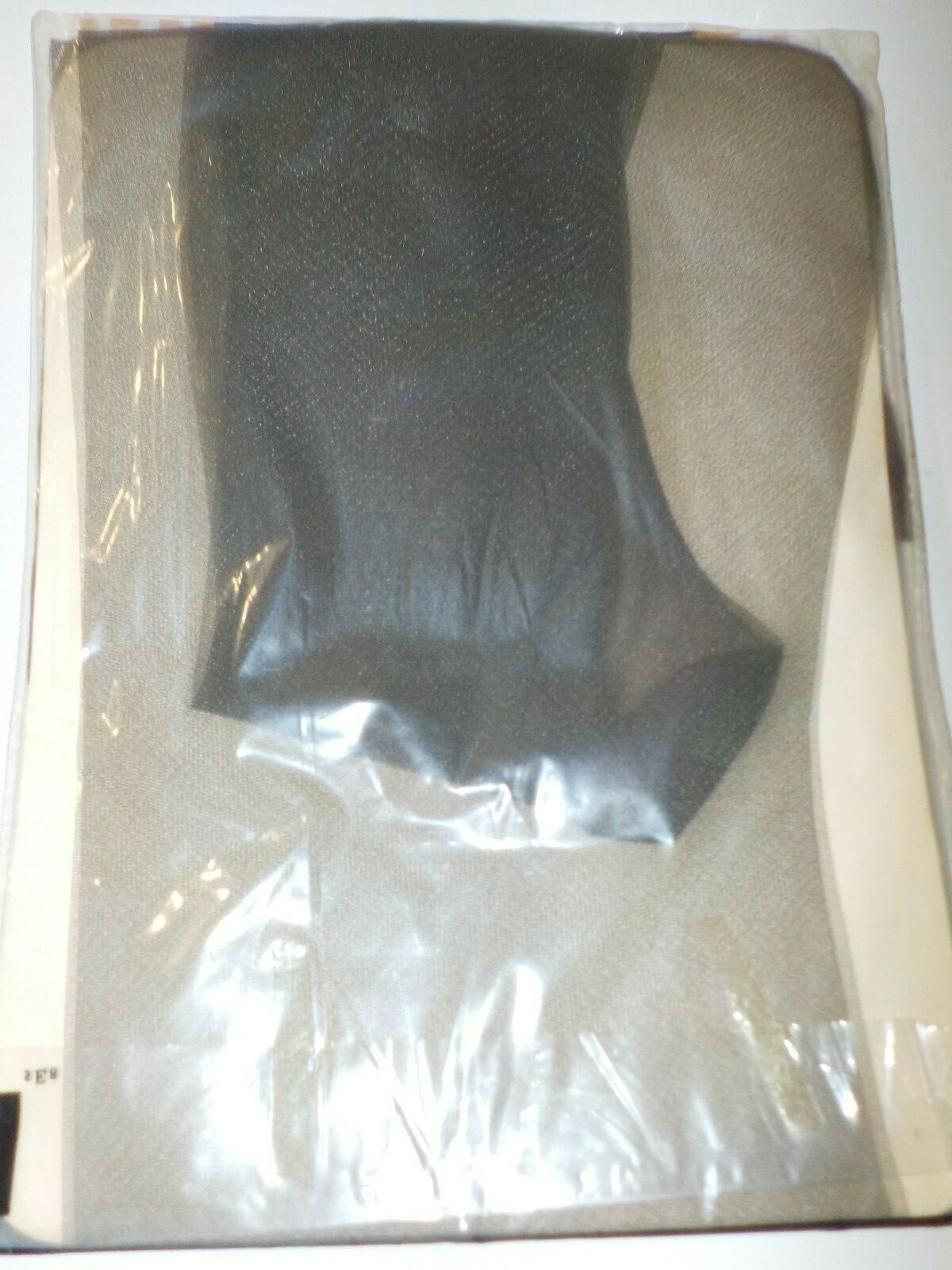 RHYTHM SEAMLESS MICRO MESH OFF BLACK SIZE 10 NYLON STOCKINGS VINTAGE