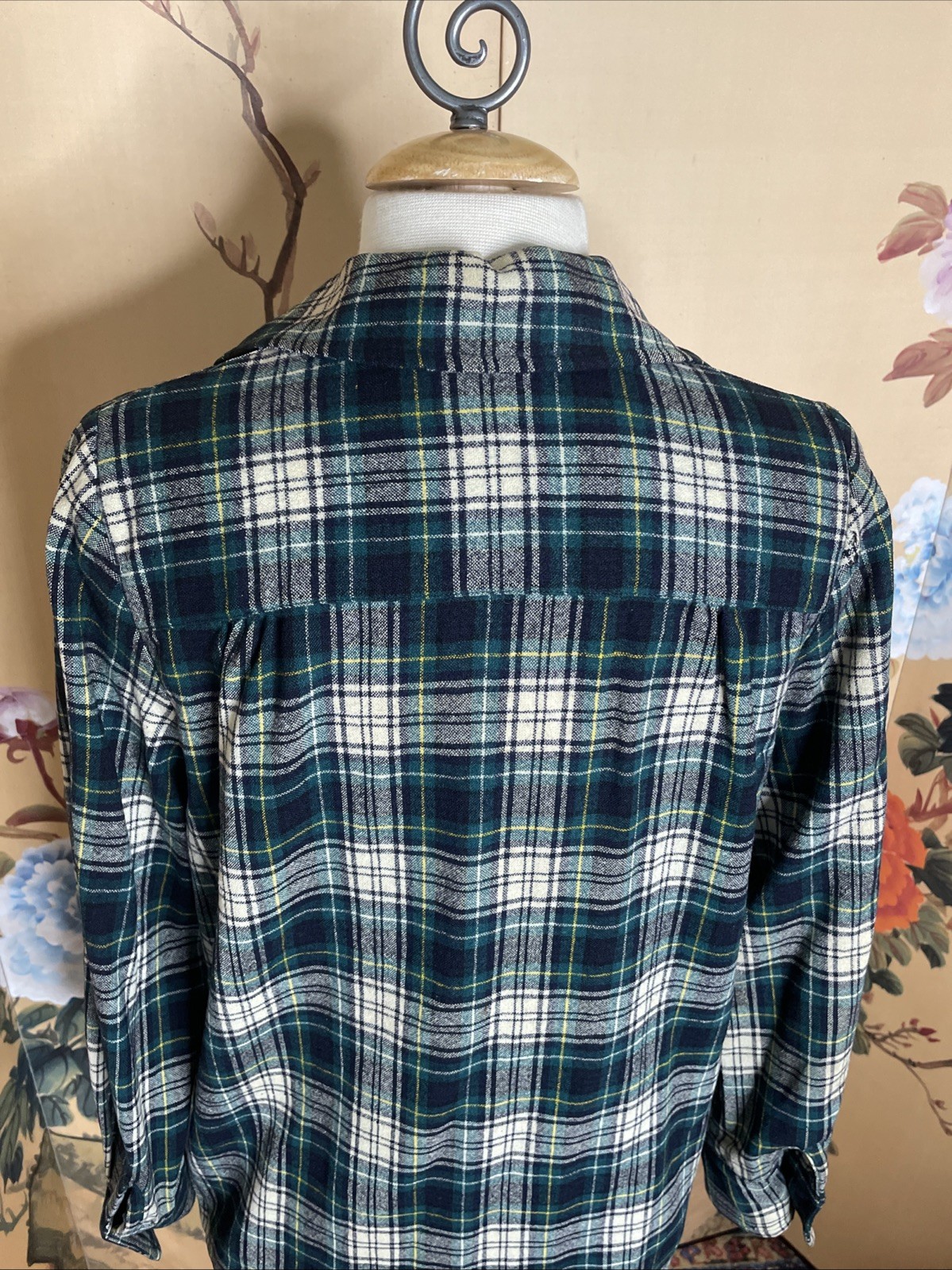 Vintage 1940s Sz S/M Pendleton Pure Wool Plaid Shirt Jacket ’49er Chore Coat