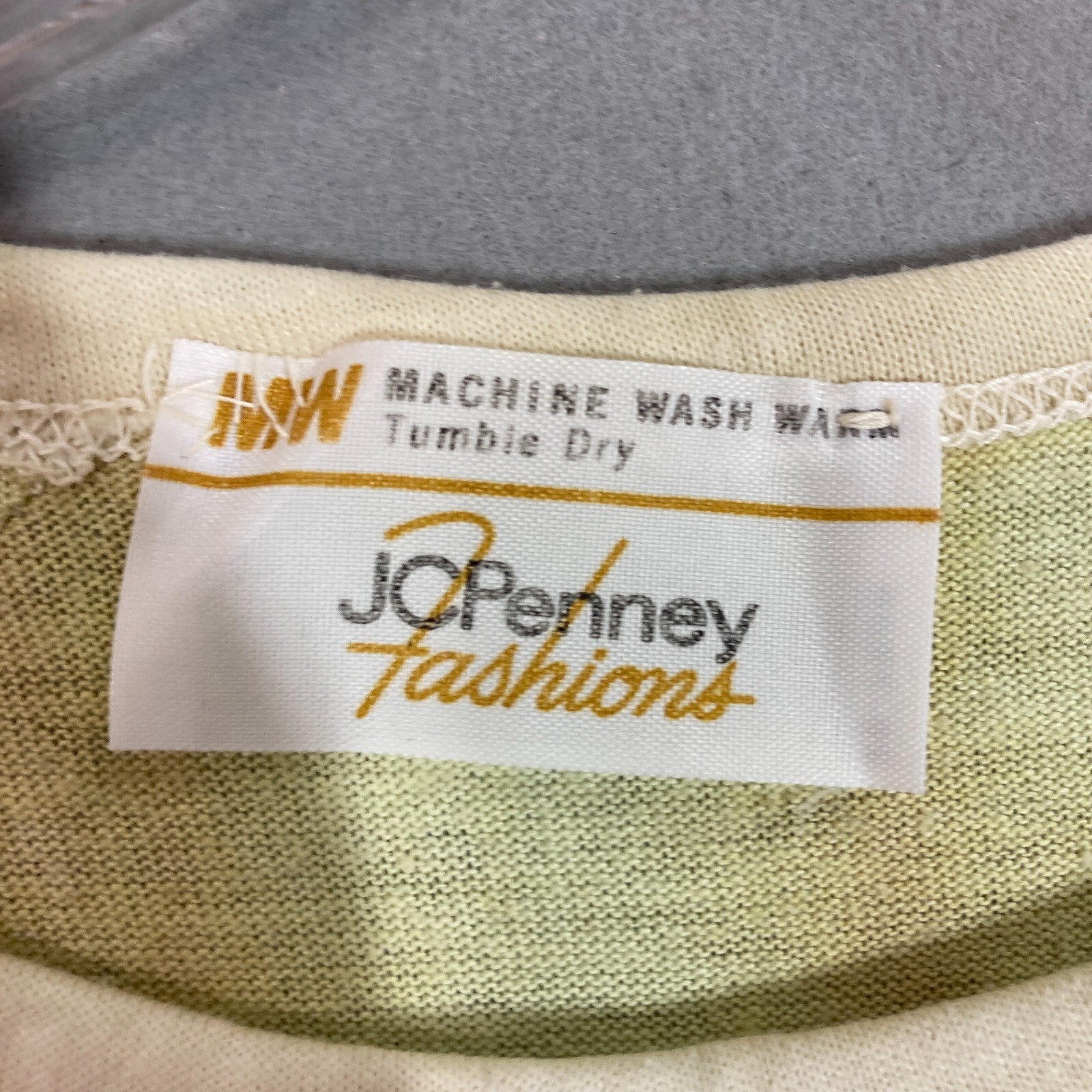 Vtg 70s Womens T Shirt Patchwork Hippy Short Sleeve Tie Dye Yellow Single Stitch