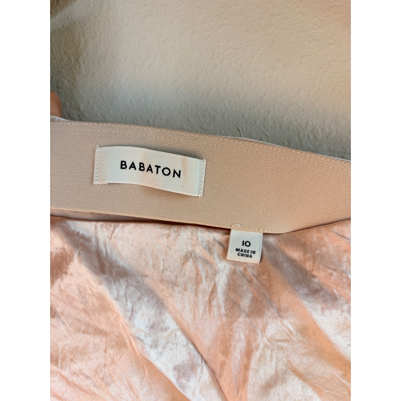 Babaton Blush Pink Mini Slip Women’s Size 10