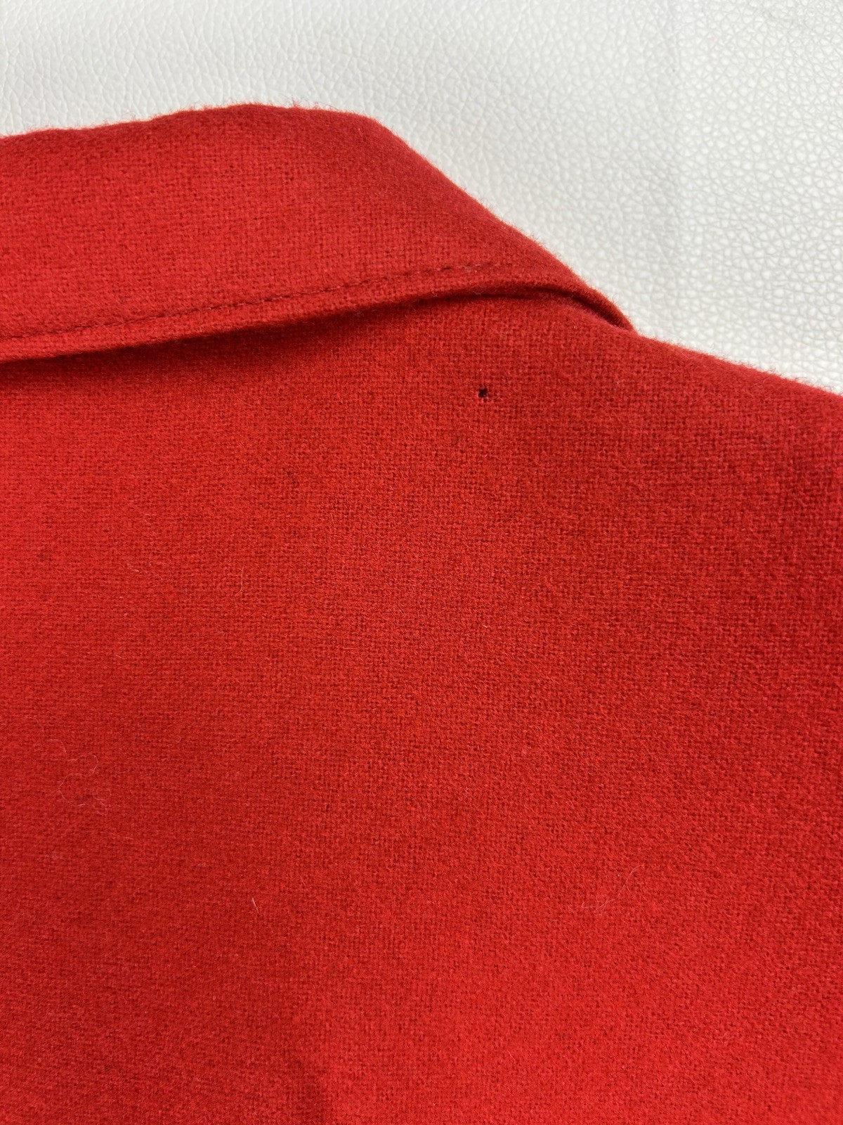 VTG 80s Women’s Blazer Red Size 10 USA Made Wool Blend Tailored Retro Classic