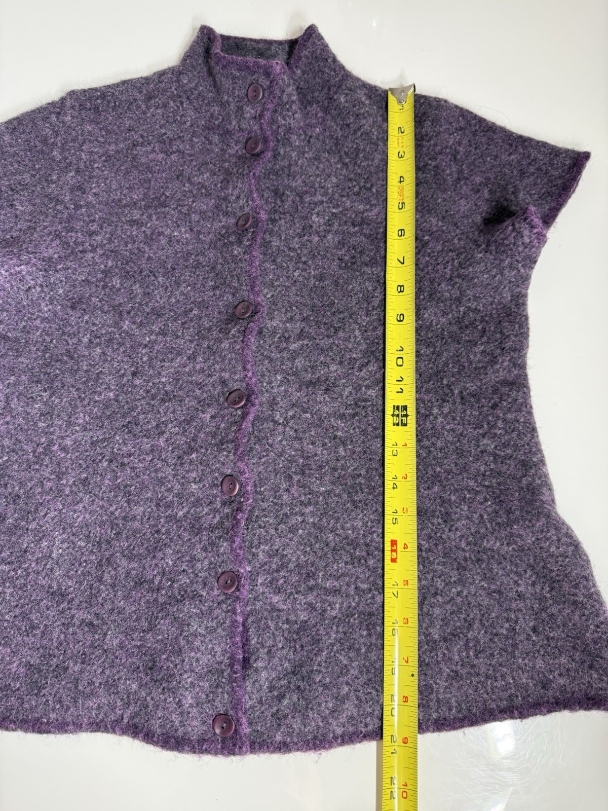 Eileen Fisher Sweater CARDIGAN Top Purple SZ M
