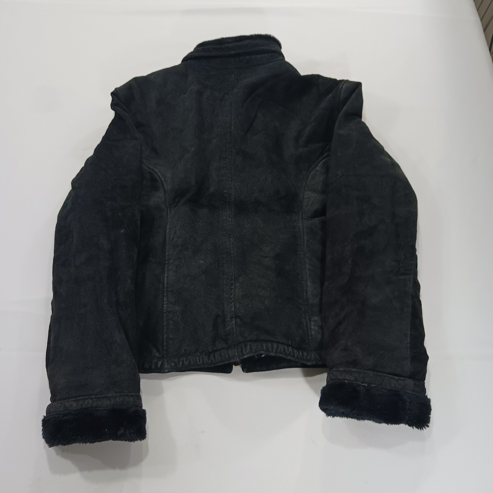 Vintage Learsi RN#79443 Women’s L Black Stylish Design Genuine Leather Jacket