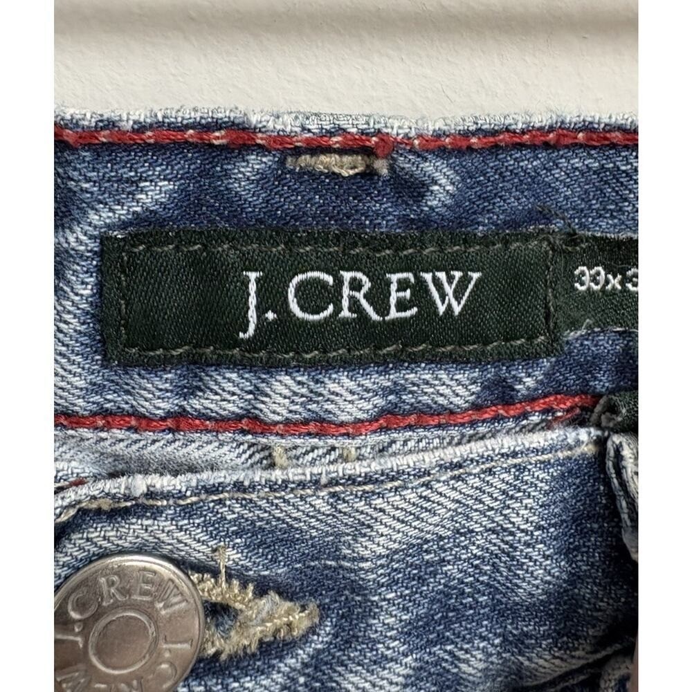 Vintage J.Crew Men’s Jeans 33×30 Made in USA | Straight Leg Distressed Denim