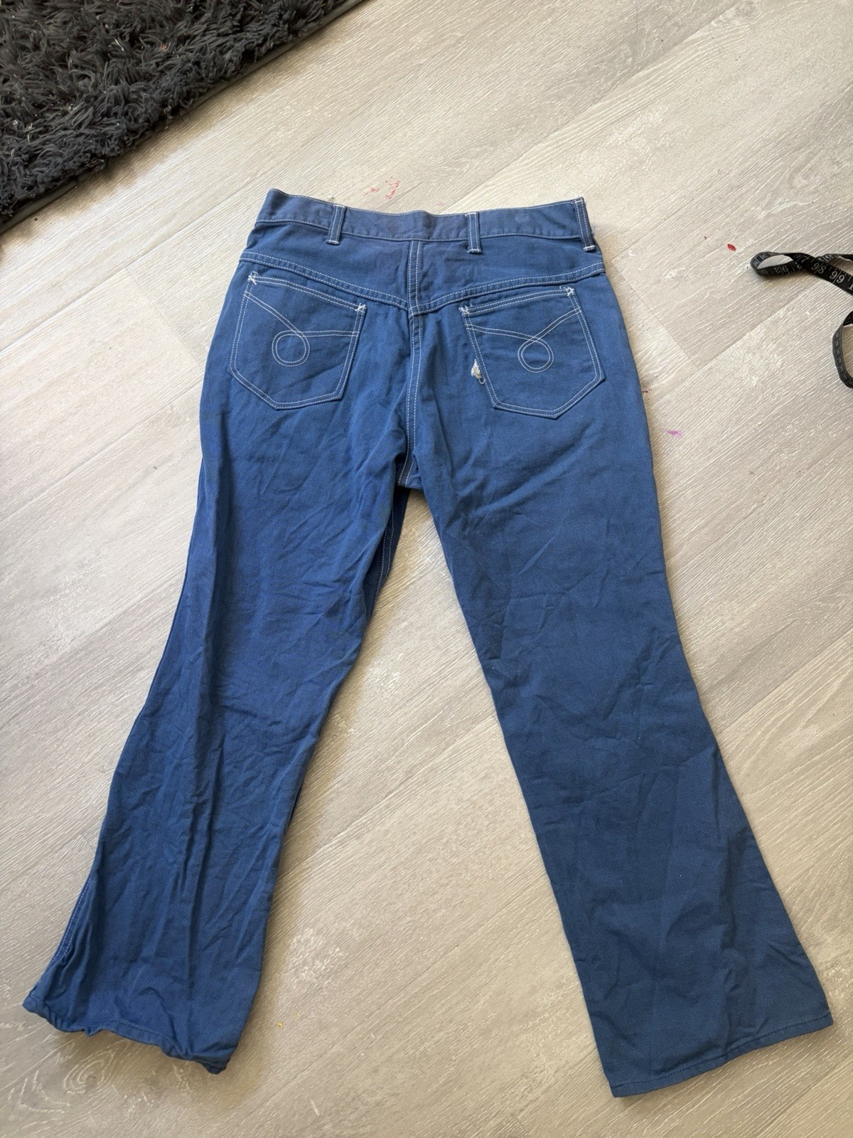 Vintage 60s-70s Blue Sears Jeans Women’s Denim Pants Straight Leg