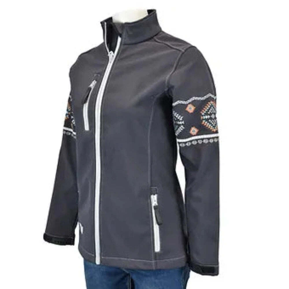 Women’s Cowgirl Hardware SOUTHWEST AZTEC SOFTSHELL JACKET Coat Size S M L XL XXL