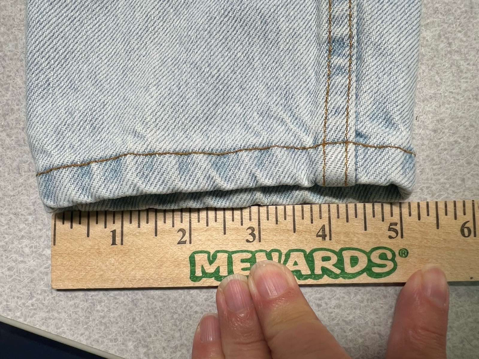 VTG Levi’s 512 DOUBLE BACK Slim Fit Tapered Leg Women’s 1 SHORT 100% Cotton USA