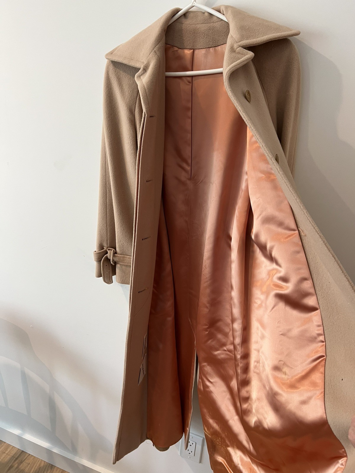 Vintage Camel Hair Coat Sz 8 Bill Haire Fredrick’s Saks 5th Excellent 1960’s