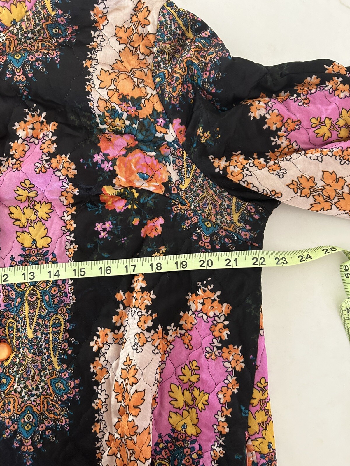 Vintage Cozy Creation Housedress Med Tall Crepe Long Sleeve Paisley 60s