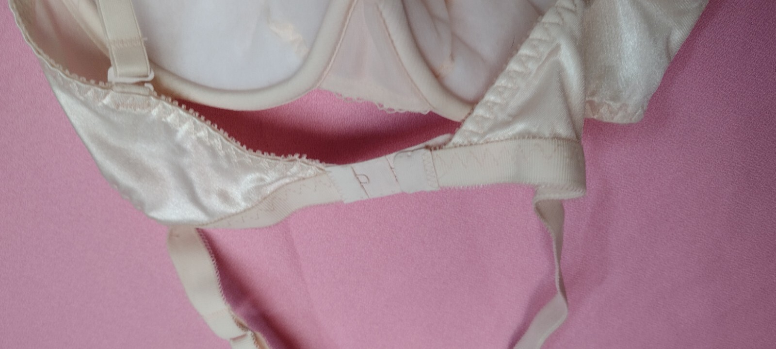 80’s vtg BACKLESS by SMOOTHIE BLUSH UW multiway FOAM PADDED bra 34B