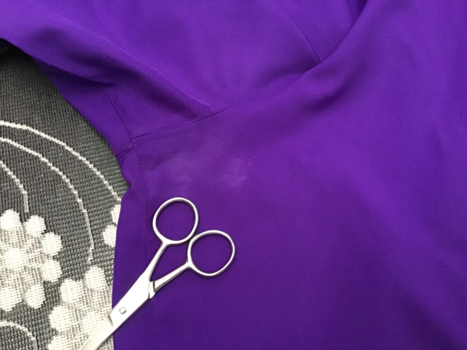 VTG Purple Blouse Shirt by Objectives for Women Buttons Up Long Sleeve Sz L/42