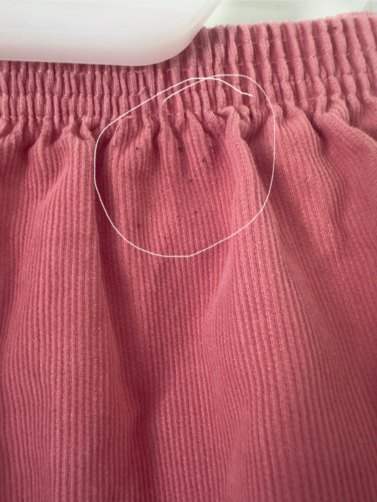 Early 1980s VTG Blair Pink Classic Corduroy Pants Size 14 Pull On Elastic Waist