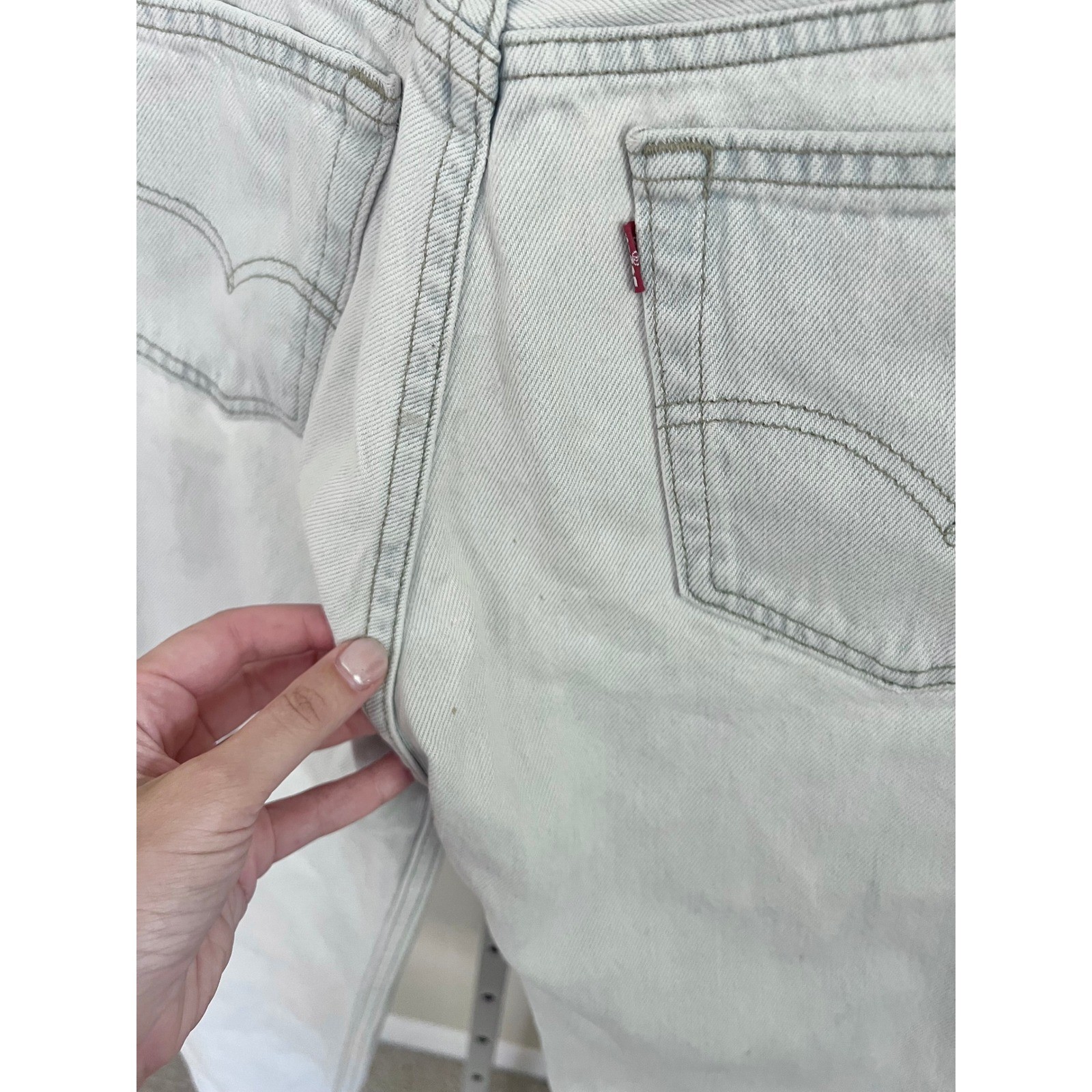 Upcycled Vintage 1995 Levi Patch Jeans
