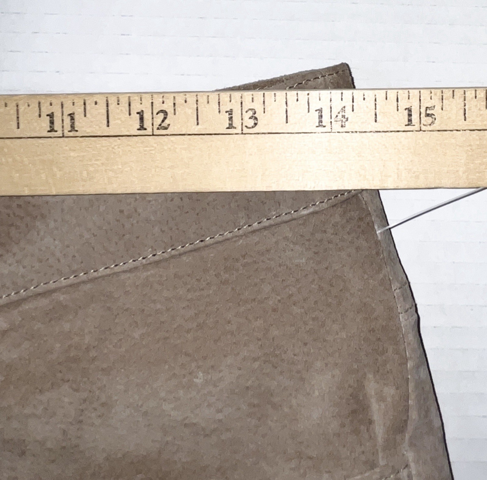 Vintage NWT Suede Jeans Women’s 28 Tan Taupe Luxury Western 80s BritPop Boho Art