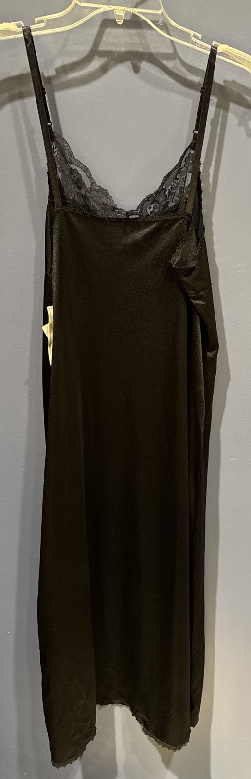 Size 36/32 Black Full Slip, Adjustable Straps, Vintage Jaclyn Smith Kmart, NWT
