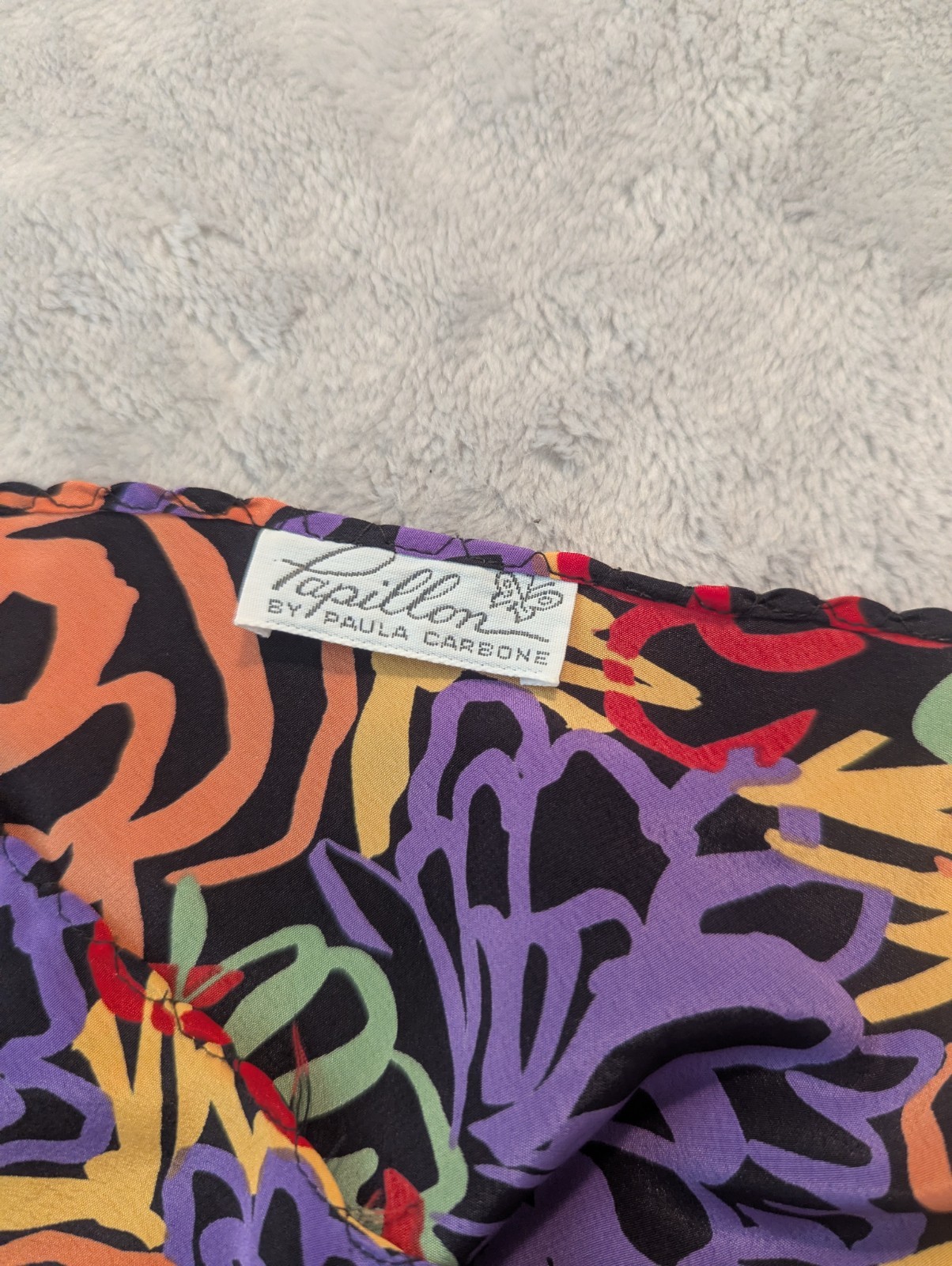 Vintage Papillon by Paula Carbone Fairycore Handkerchief Hem Slip Dress Medium