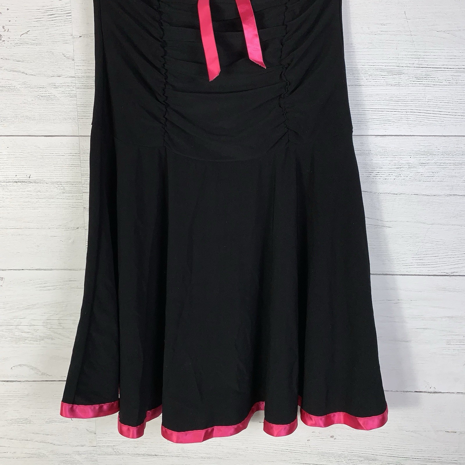 Vtg 90s/Y2K Taboo Dance Formal Stretch Bodycon Ruched fit&flare Mini Dress