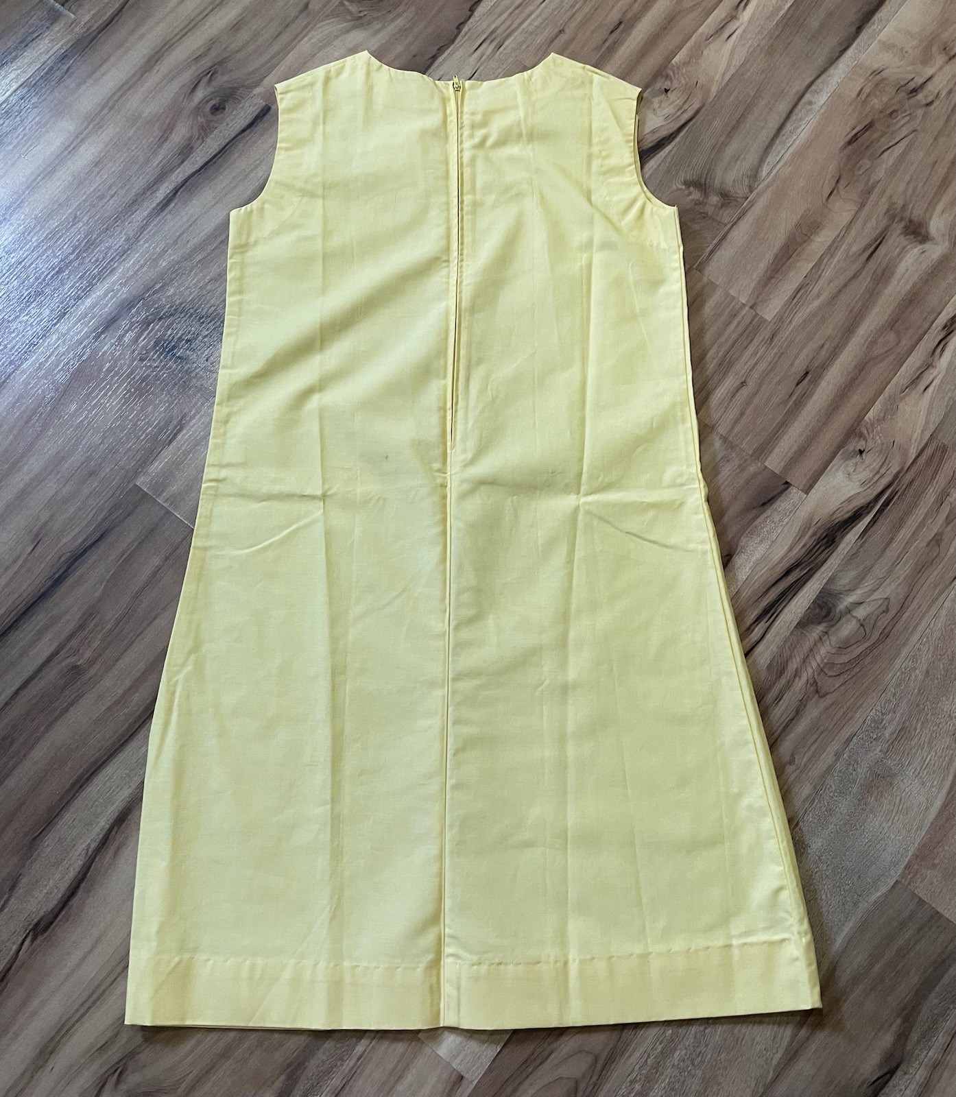 VTG 60/70s Dutchmaid Yellow Tennis Dress-Embroidered Rackets-Preppy-Mad Men vibe