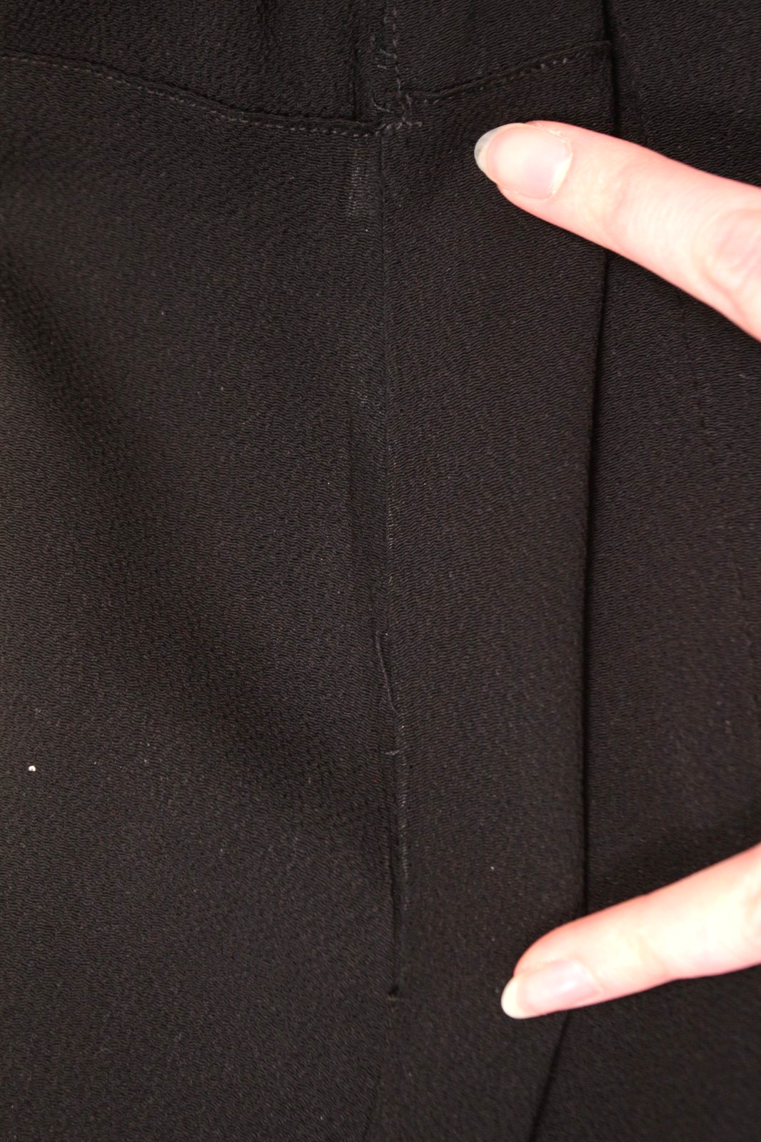 VTG Women’s 30s Black Rayon Beaded Front Maxi Dress / Gown Sz S/M 1930s