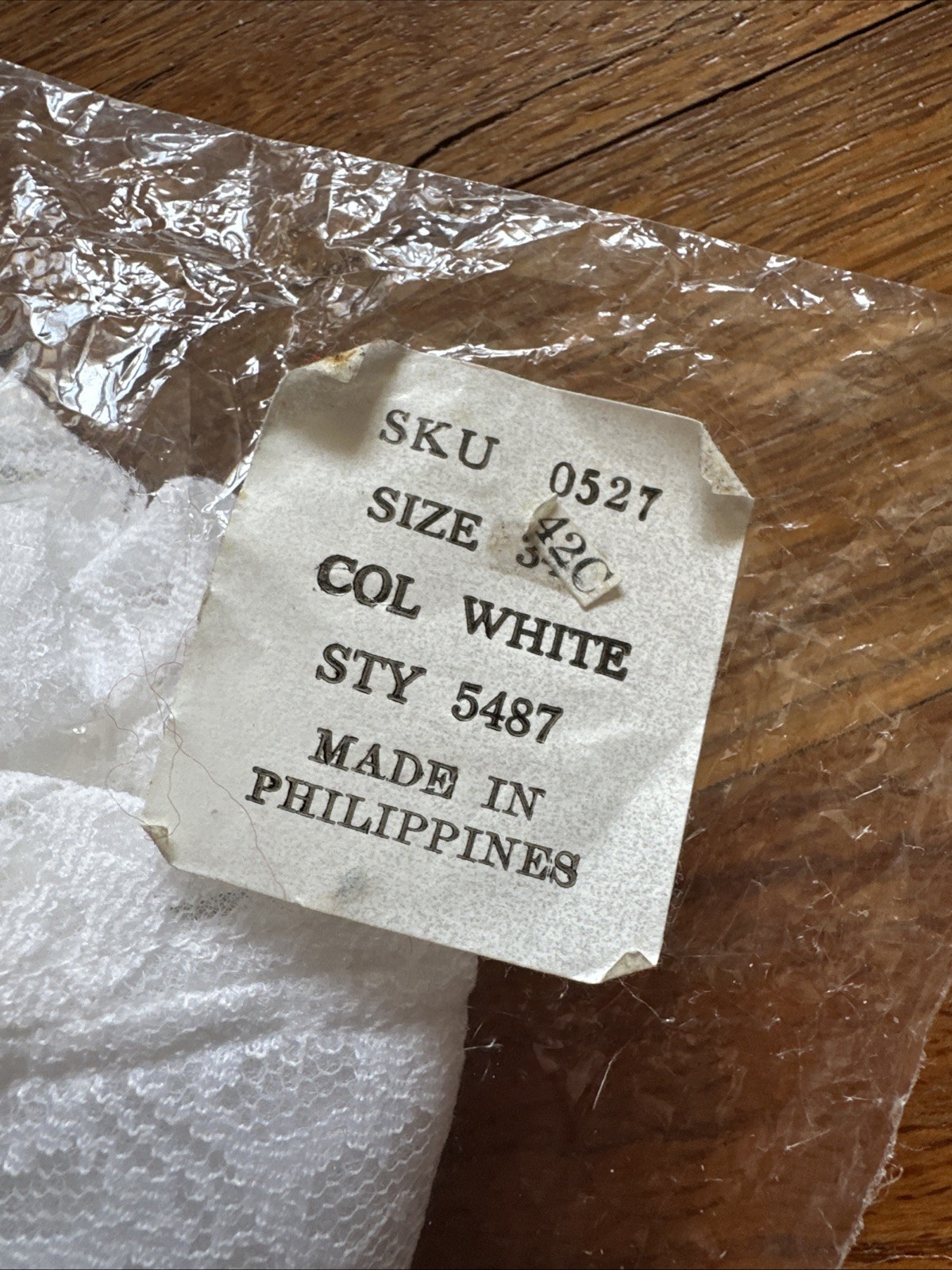 Vintage NOS Gelmart Posture Bra 42C White Lace Front Closure Back Support 5487