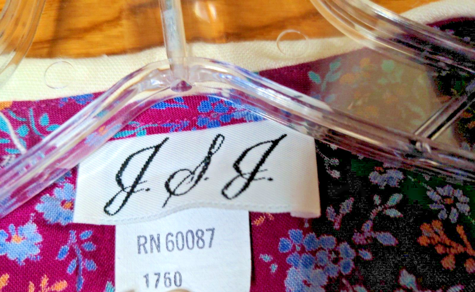 NOS Y2K JSJ Size 10 Secretary Cottagecore Prairie Ditsy Maroon Floral Midi Dress