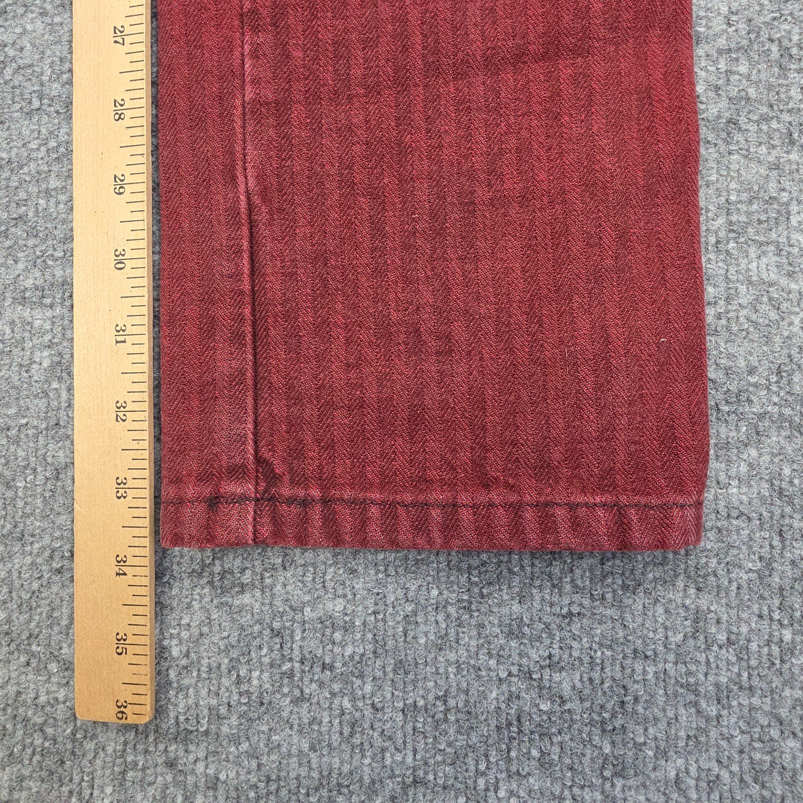 Vintage Rocky Mountain Rockies Pants Women’s 3 / 26 Red Stripe High Rise Flap