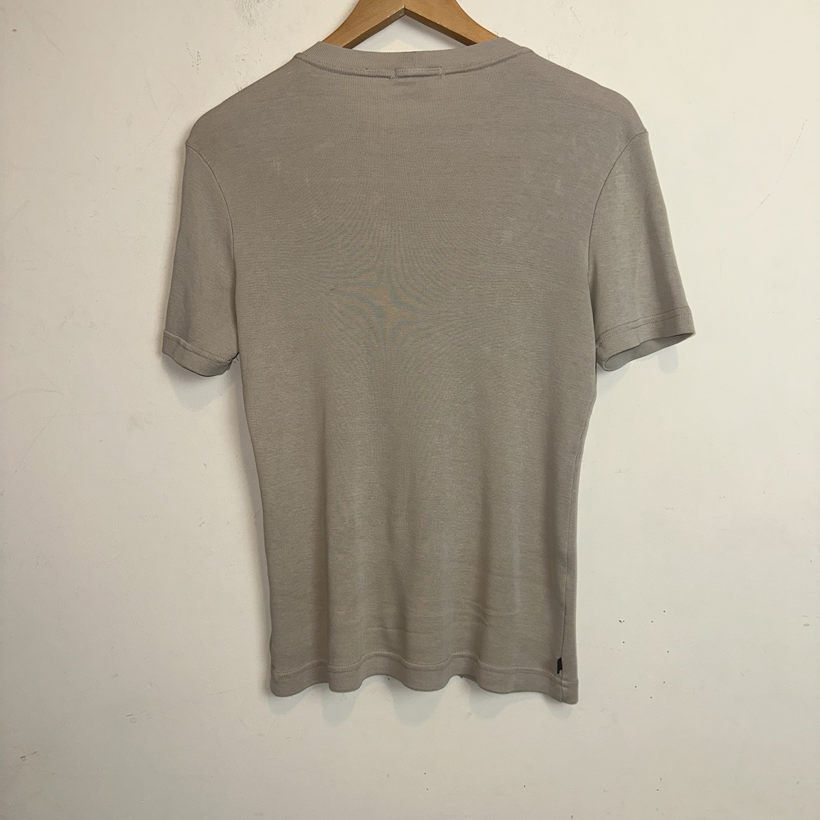 Vintage Democracy Weekend Ribbed Tee Women’s S Jeweled Dragon Khaki Y2K 2000s